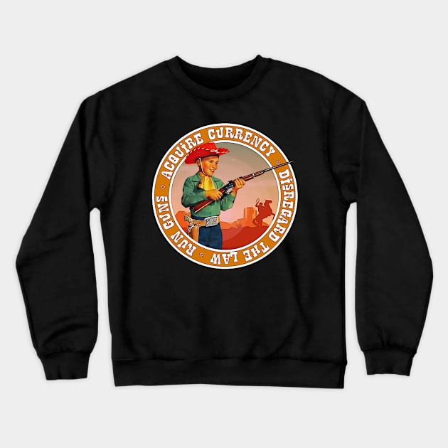 Acquire Currency disregard the law Crewneck Sweatshirt by bakerjrae